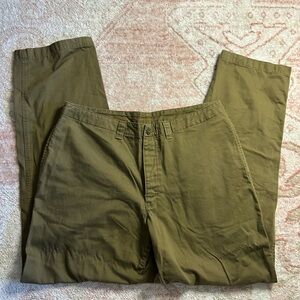 Patagonia Men's Green Chino Pants
